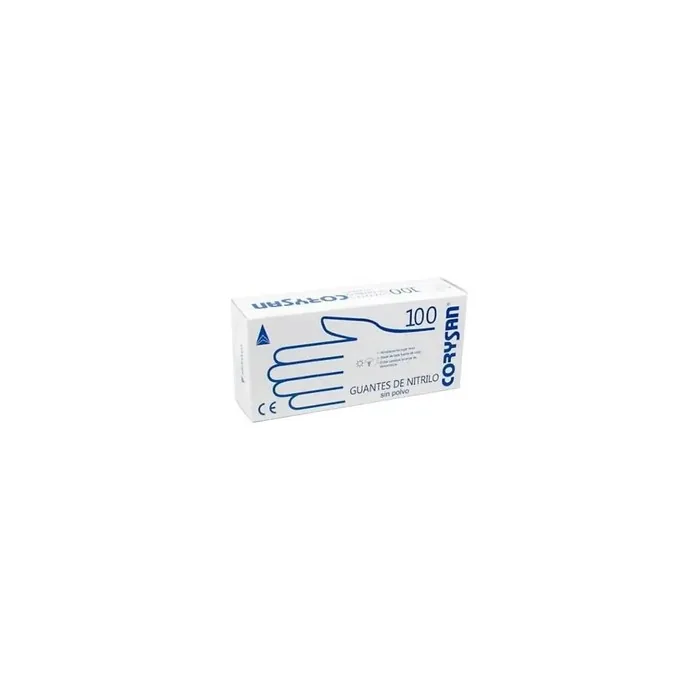 Corysan Powder Free Nitrile Gloves Size S