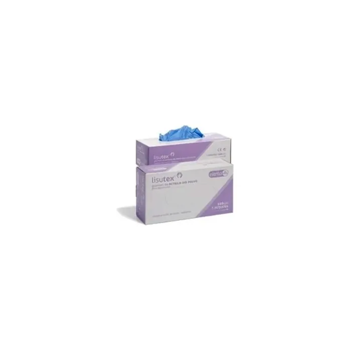 Lisutex Nitrile Gloves Size Small Powder Free 100 Units