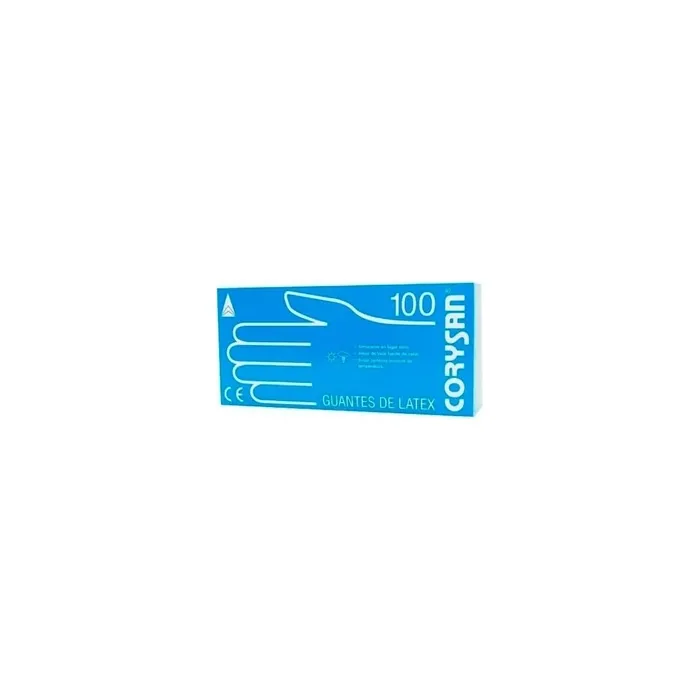 Corysan Corysan Latex Gloves Medium Size 100pcs