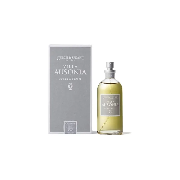 Czech & Speake Villa Ausonia Eau de Parfum Spray Bottle 100ml Marine Modern Fresh Finest Essential Oils For Men and Women Conifer Apple Vanilla