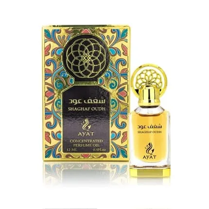 Ayat Perfumes Shaghaf Oud 12ml Alcoholfree Perfume Oil Unisex Oriental Musk