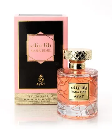 Ayat Perfumes Yana Pink Perfumed Oil - Alcohol-Free Concentrated Unisex Perfume - 6x6ml