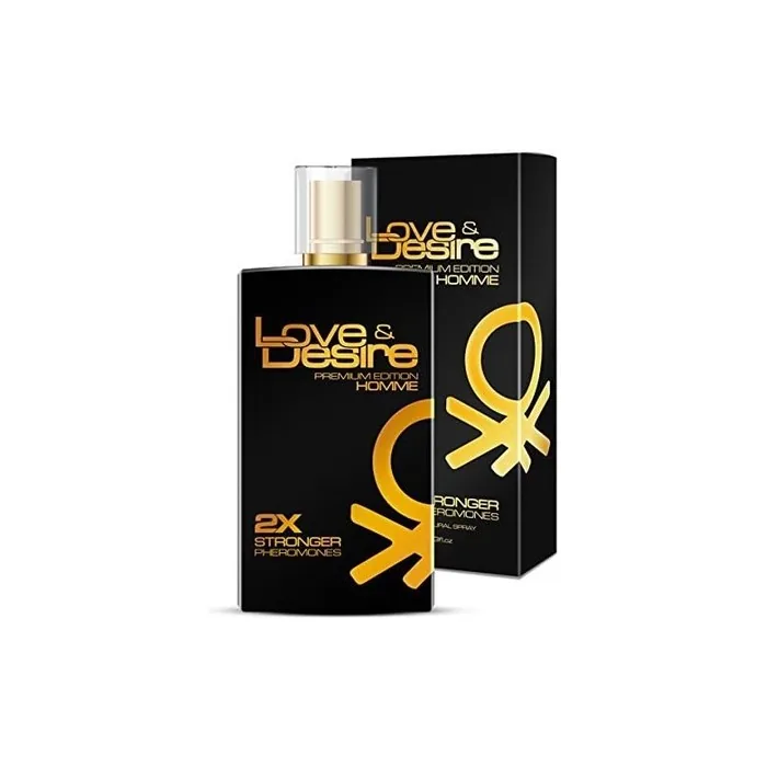 Love and Desire Gold Premium Edition Pheromones EdT for Men 100ml