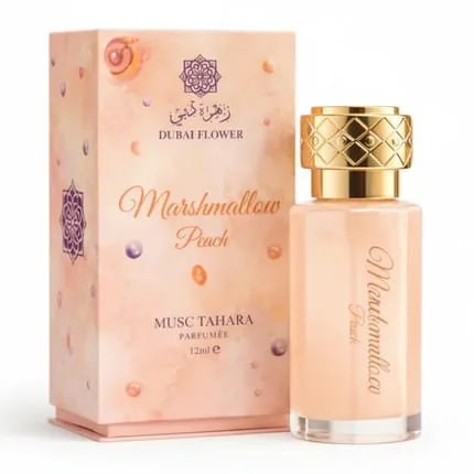 Dubai Flower Musc Tahara Marshmallow Peach Concentrated Perfume 12ml
