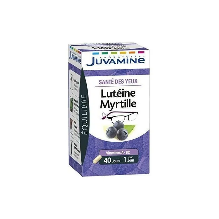 Juvamine Eye Health Lutein Bilberry 40 Capsules