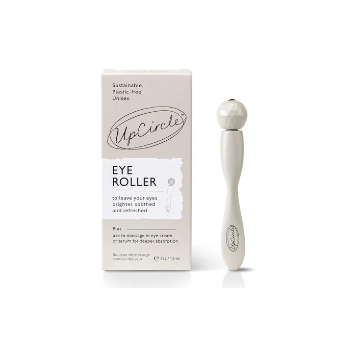 UpCircle Eye Face Roller 1pc Metal Plastic-Free For Dark Circles Puffy Eyes With Cooling Effect to Boost Circulation For Healthy Glow Sustainable Reusable