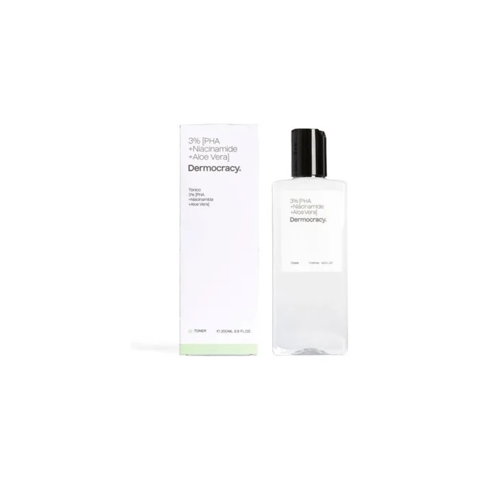 Dermocracy Eye Care Unisex 3% [PHA + Niacinamide + Aloe Vera] Tonic 200ml