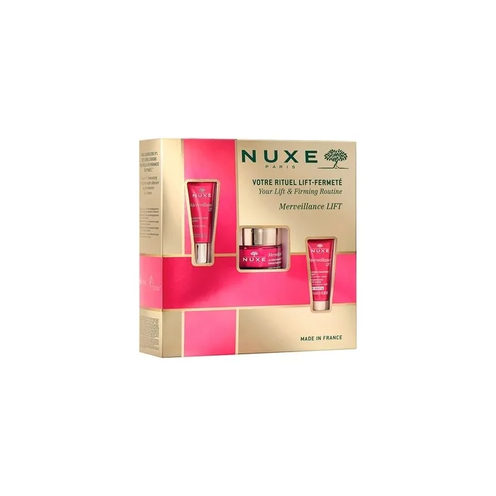 Nuxe Firmness Routine Set Vegan Firming Day Cream For Face 50 Ml Vegan Lifting Eye Cream 15 Ml Vegan Lifting Night Cream For Face 15 Ml