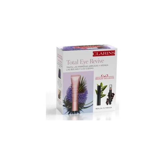 Clarins Total Eye Revive 15ml + Mascara Supra Lift 3ml + Mini Crayon 01