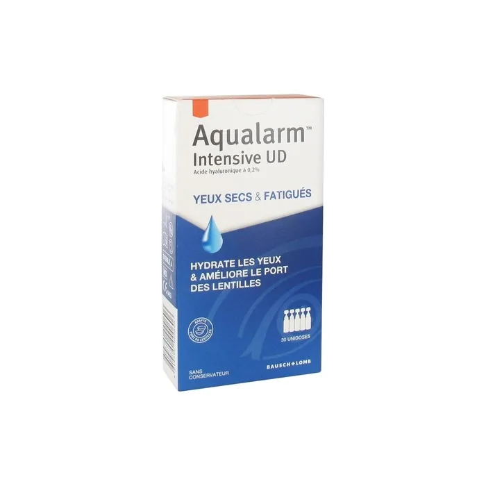 Bausch + Lomb Aqualarm Intensive UD 30 x 0.5ml - Pack of 30