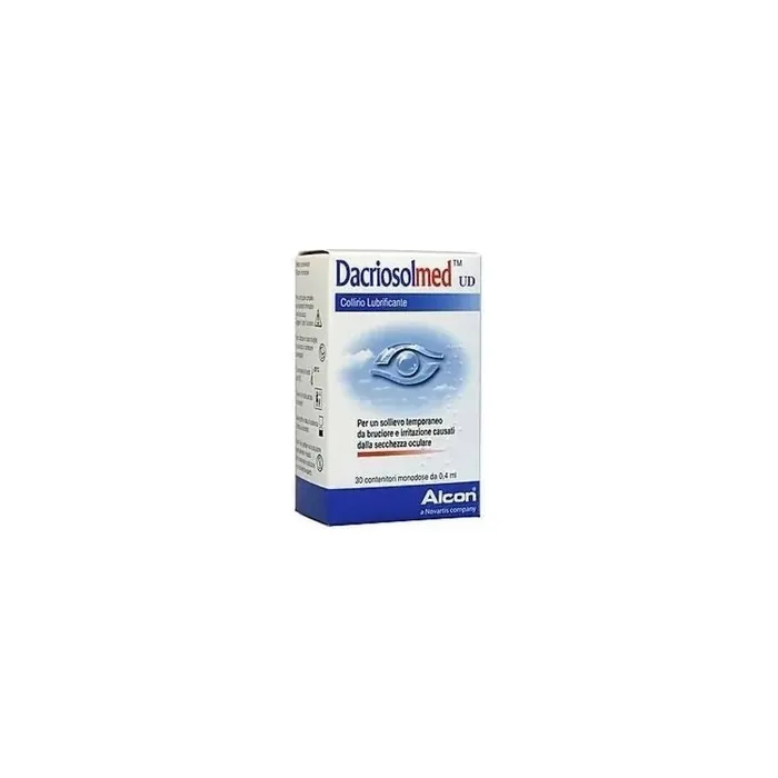 Alcon Italia Dacriosolmed Ud Lubricating Eye Drops 30 Singledose Vials 4 Milliliters