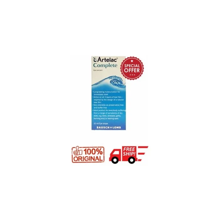 Bausch & Lomb Artelac Complete Eye Lubricant Drops 10ml