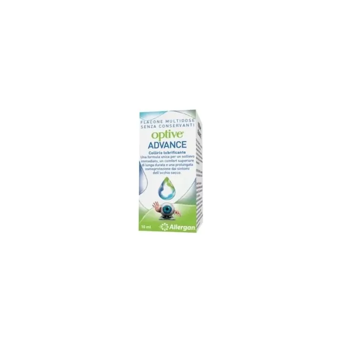 Abbvie Srl Optive Advance Lubricating Eye Drops 10 Milliliters