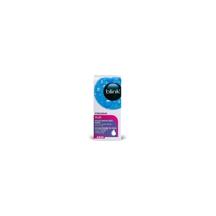 Bausch + Lomb Blink Intensive Plus Liquid Gel Eye Drops 10ml - Persistent Dry Eye Relief and Enhanced Hydration