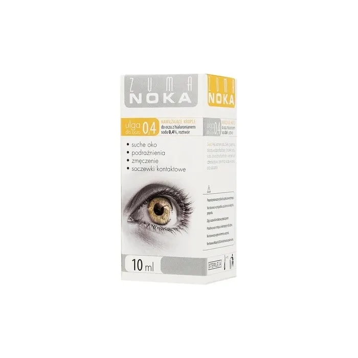 Zuma Noka Vision Relief Eye Drops 04 Solution 10ml Advanced Soothing For Enhanced Vision