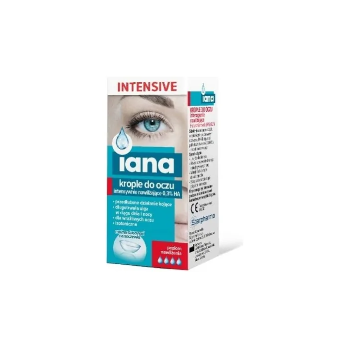 Iana Intensive Eye Drops 0.3% HA 10ml