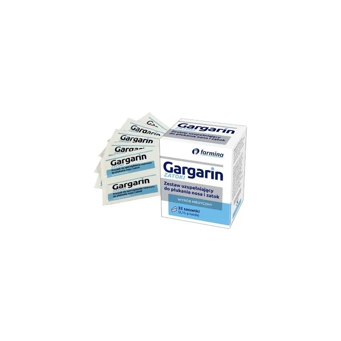Gargarin Sinus Nasal And Sinus Rinse Supplement Set 32 Sachets
