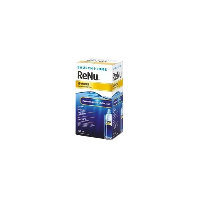 Bausch + Lomb Renu Advanced Multi-Purpose Solution 100ml - Triple Disinfection and Lens Rehydration