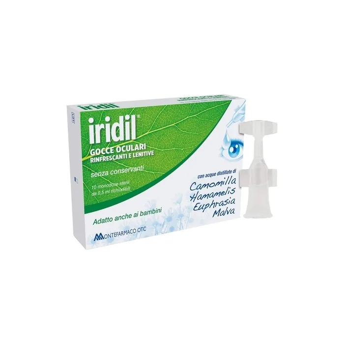 Iridil Eye Drops 10 Sterile Reusable Ampoules 0.5ml