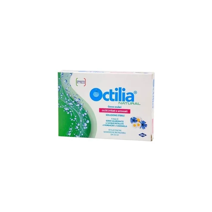 Ibsa Pharmaceuticals Octilia Natural Eye Drops 10 Reusable Vials