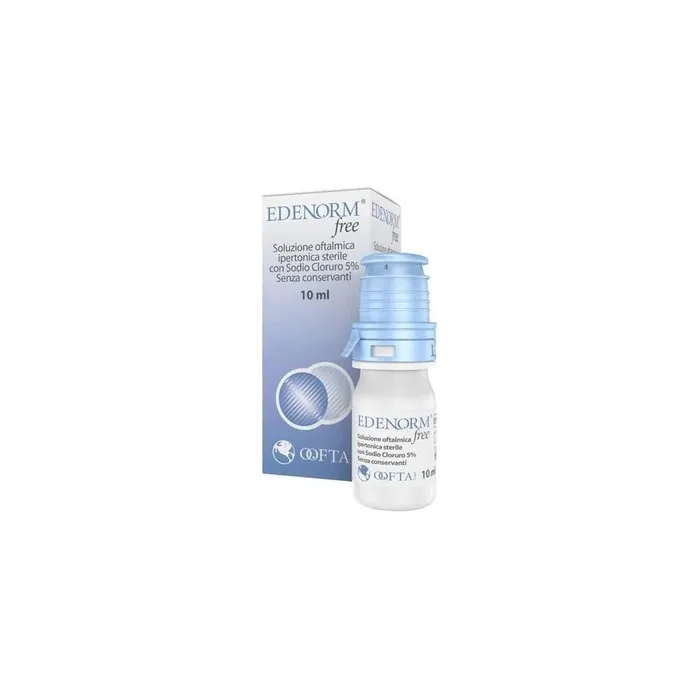 Fidia Pharmaceuticals Edenorm Free Eye Drops Ophthalmic Solution 10 Milliliters