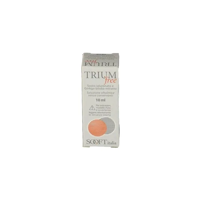 Fidia Pharmaceuticals Trium Free Eye Drops 10 Milliliters