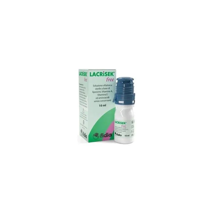 Fidia Pharmaceuticals Lacrisek Free Sterile Ophthalmic Solution 10 Milliliters