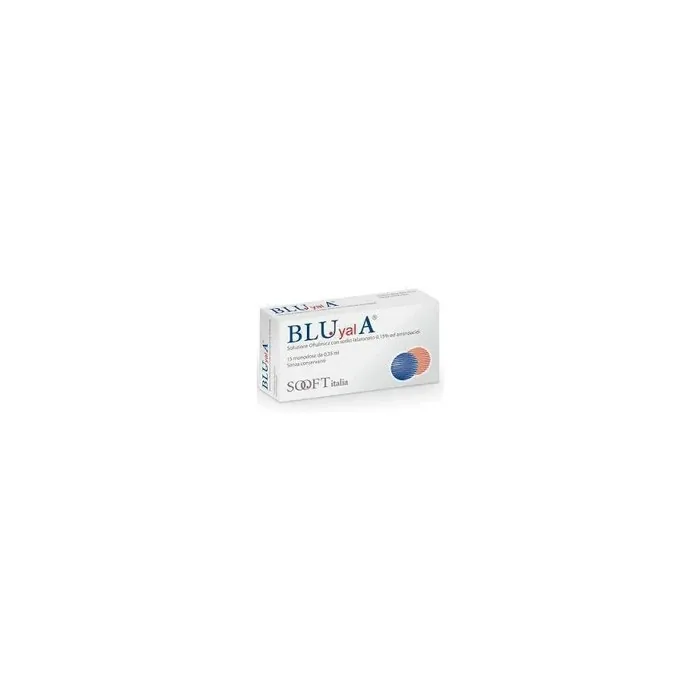 Fidia Farmaceutici Blu Yal A Eye Drops 15 Singledose Vials 030 Milliliters