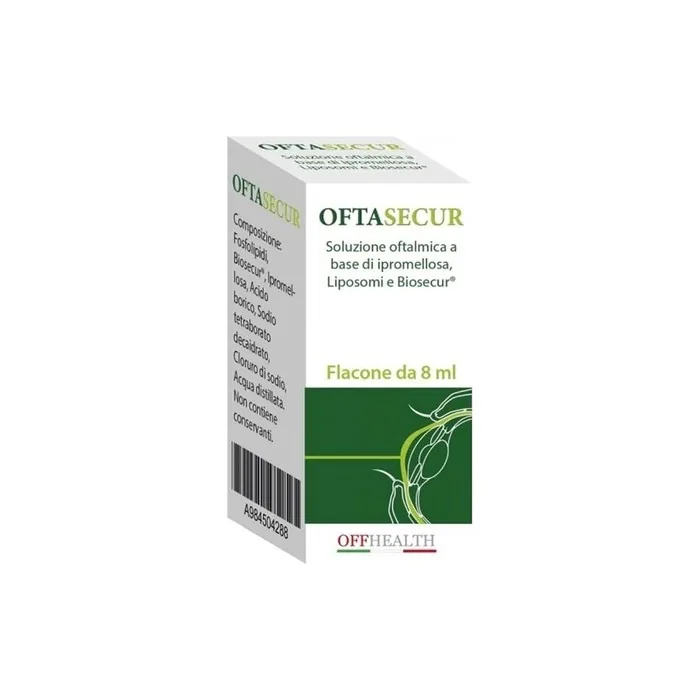 Offhealth Oftasecur Lubricating Ophthalmic Solution 8ml