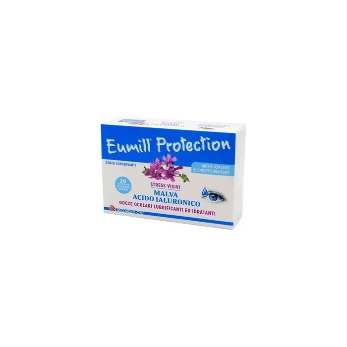 Recordati Eumill Protection Visual Stress Eye Drops 20 Single Dose Containers