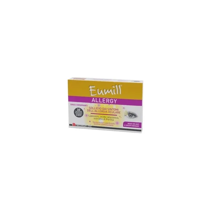 Recordati Eumill Allergy Eye Drops Single Dose 10 X 05 Ml