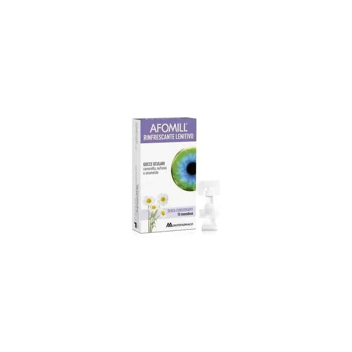 Montefarmaco Afomill Refreshing Soothing Eye Drops 10 Vials