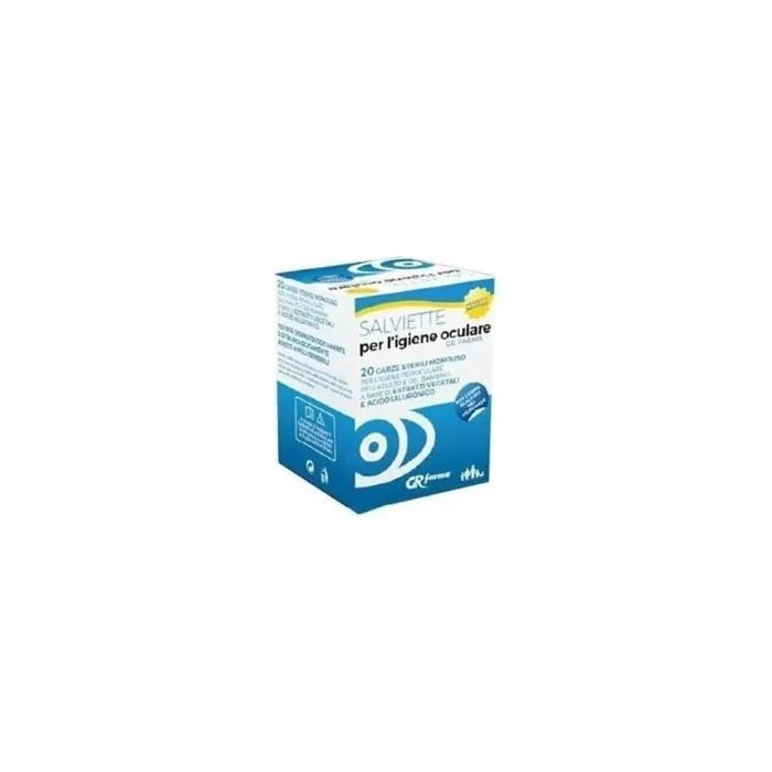 GR Farma Eye Hygiene Tissues 20 Sterile Disposable Wipes