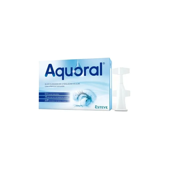 Esteve Esteve Aquoral Eye Drops 20 Single Dose 05ml