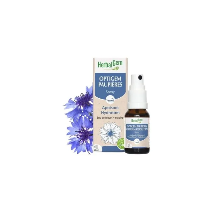Herbalgem Optigem Organic Eyelid Spray for Eye Fatigue Soothing Moisturizing