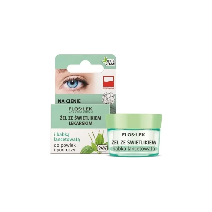 Floslek Gel With Eyebright And Plantain For Eyelids And Under Eyes 10g