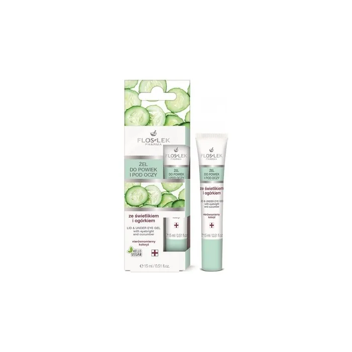 Floslek Eye And Under Eye Gel With Eyebright And Cucumber 15ml