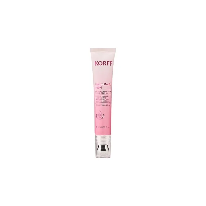 Korff Hydra Bank 100H Eye Contour Gel Moisturizing Plumping Effect Cooling 15ml