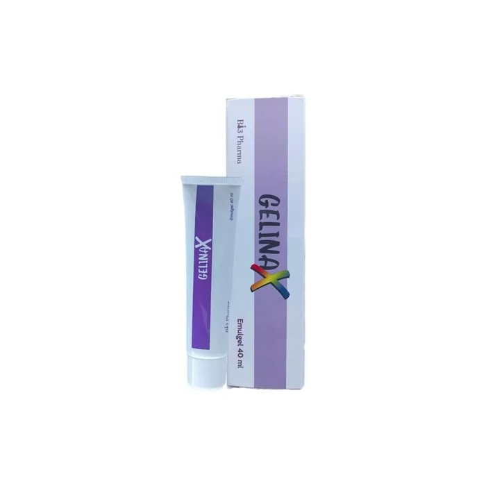 Gelina X Emulgel 40ml with Aloe Vera, Hyaluronic Acid, Tea Tree Oil, and Propolis