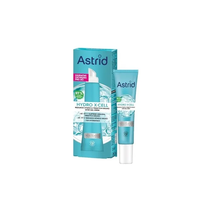 Astrid Hydro Xcell Eye Gel Cream Against Puffiness And Dark Circles 15 Ml