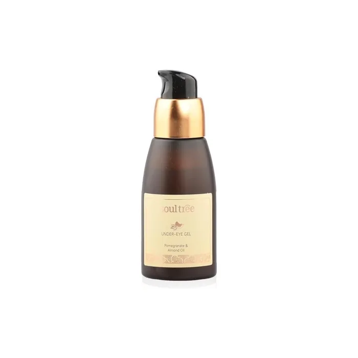 Soultree Under Eye Gel with Pomegranate & Almond Oil for Oily to Combination Skin