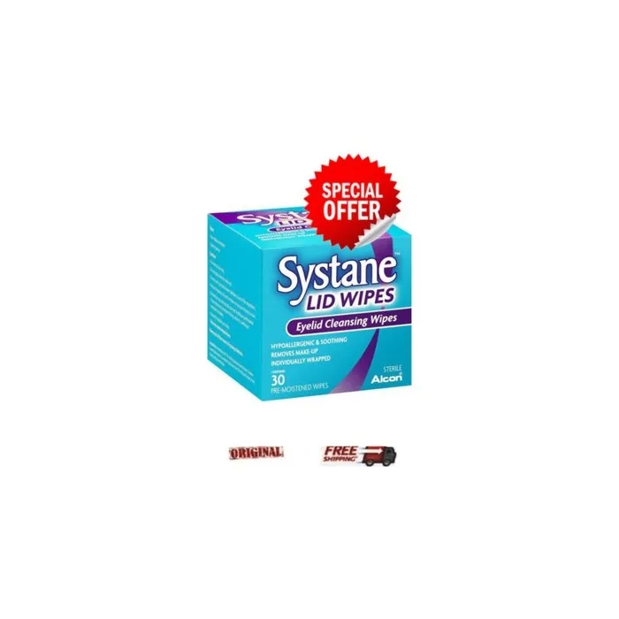 Alcon Systane Eyelid Wipes 30 Wipes