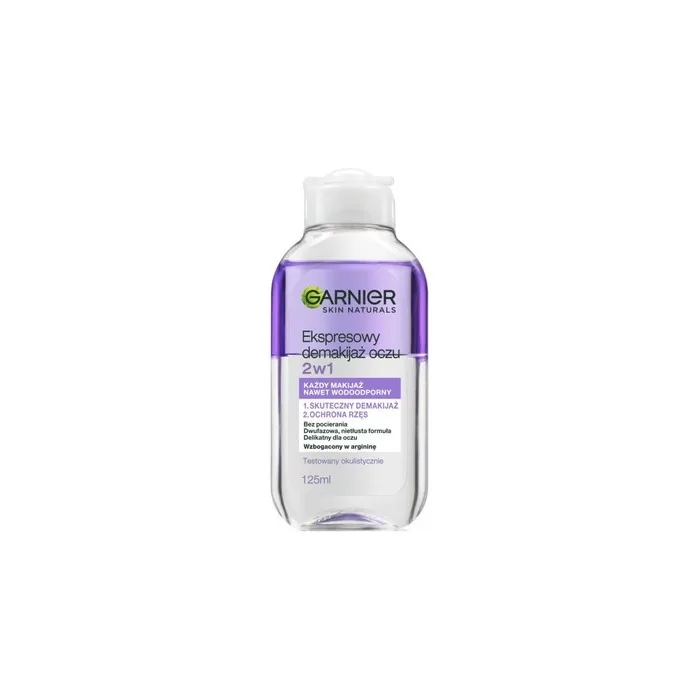 Garnier Skin Naturals Eye Make-Up Remover 2 In 1 - 125ml