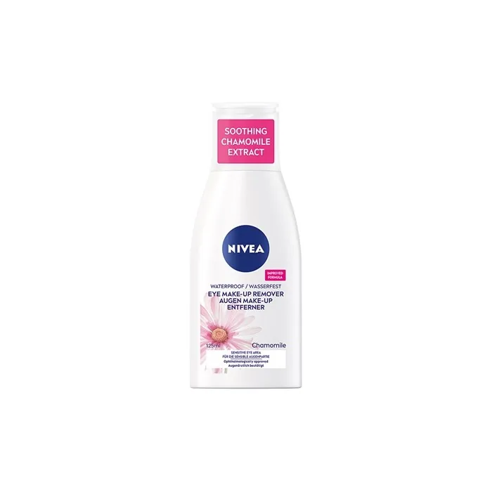 Nivea Waterproof Eye Makeup Remover Chamomile 125 Ml