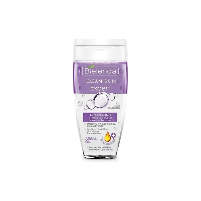 Bielenda Clean Skin Expert Nourishing 2phase Eye And Lip Makeup Remover