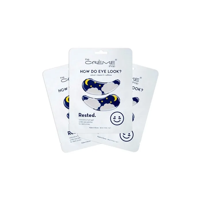 The Crème Shop How Do Eye Look? Rested Eye Masks 1 Pair