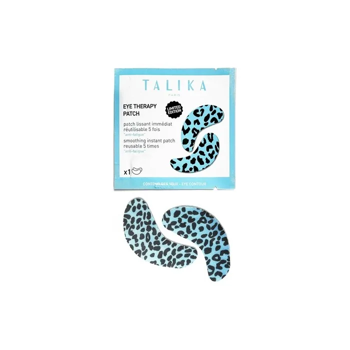 Talika Eye Therapy Patch Instant Wrinkle Smoothing Reduces Puffiness Mask For Puffy Eyes Reusable 5 times Limited Edition Leopard Print