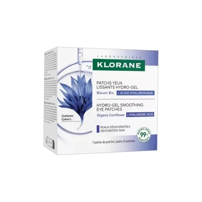 Klorane Hydro-Gel Smoothing Eye Patches with Organic Cornflower and Hyaluronic Acid