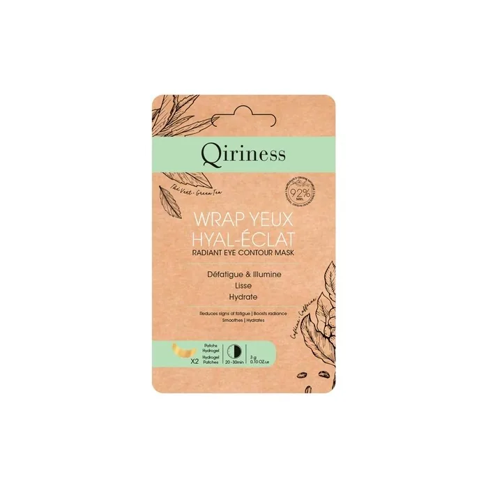 Qiriness Radiant Eye Contour Mask 2 Hydrogel Patches