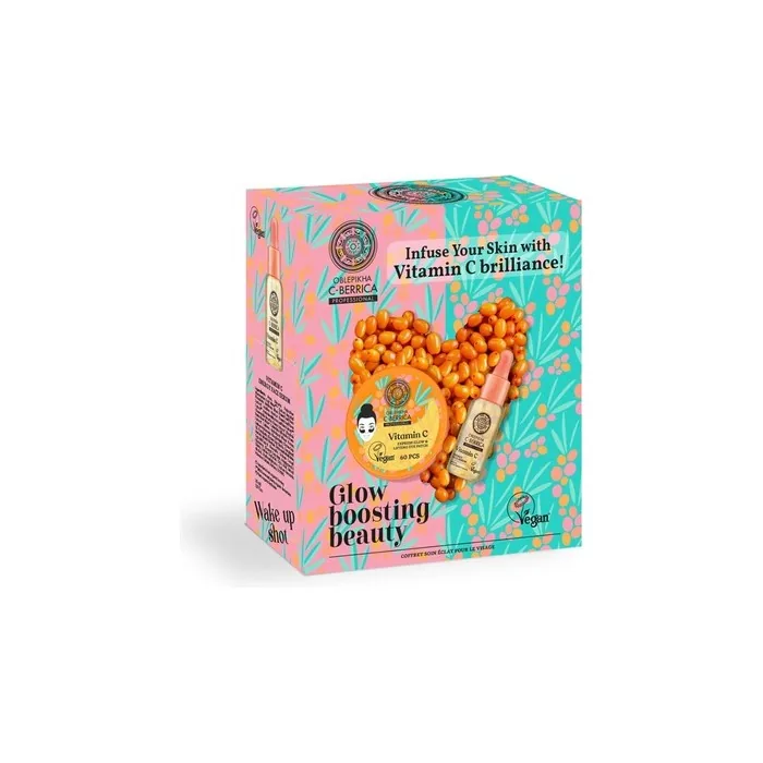 Natura Siberica Oblepikha Oblephija Cberrica Vitamin C Eye Patch 60 Units Serum 30 Milliliters